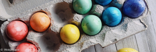 gefärbte Ostereier