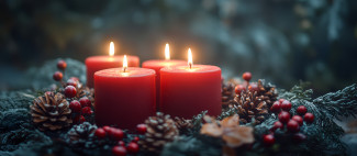 Vier Kerzen zum 4. Advent