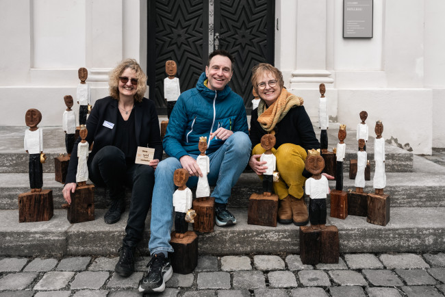 Die Könige bei der Ankunft in Augsburg 