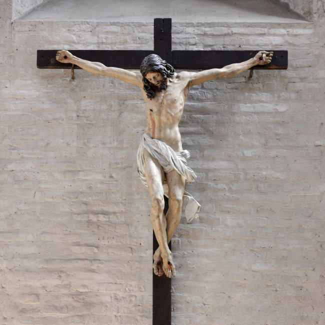 In der Barfüßerkirche: das Kruzifix