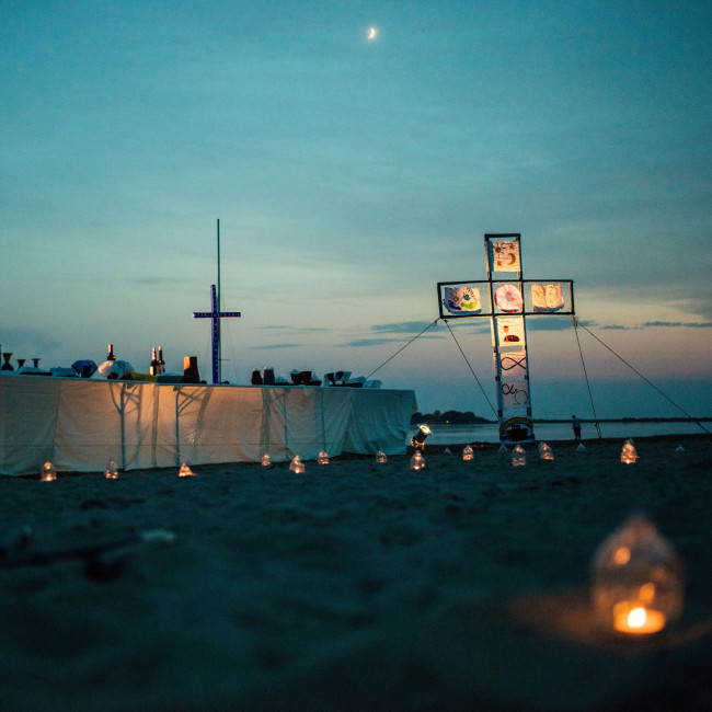 Konficamp in Grado (Italien)